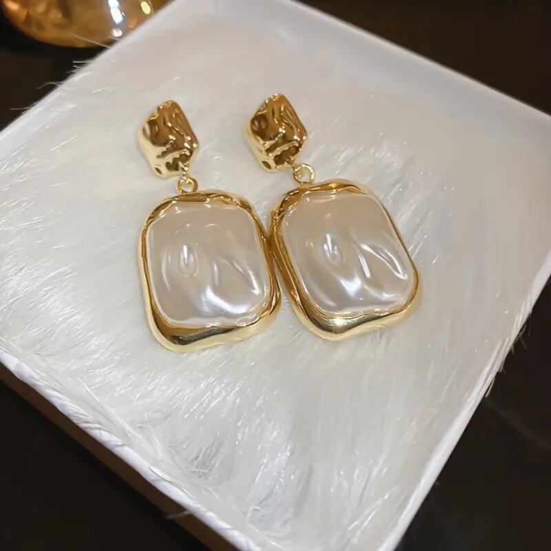 water pearl earings