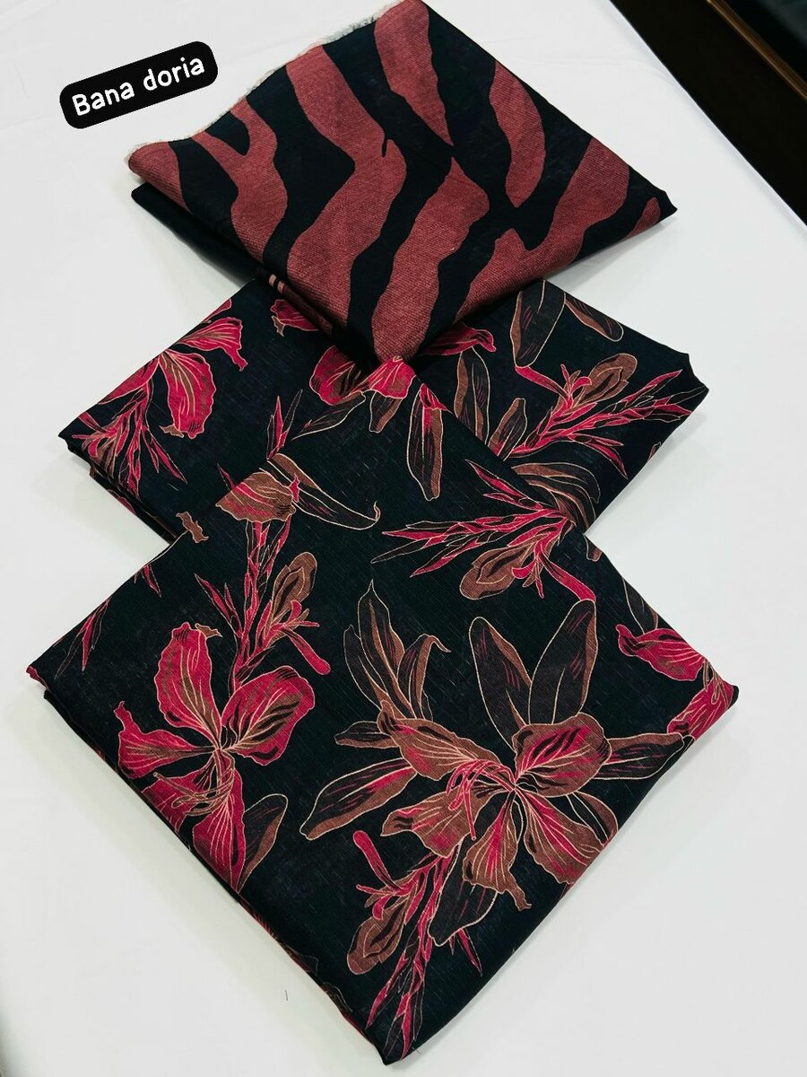 Printed lawn suit