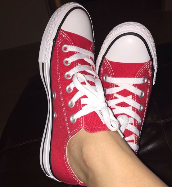 Baskets Rouges Casual Homme