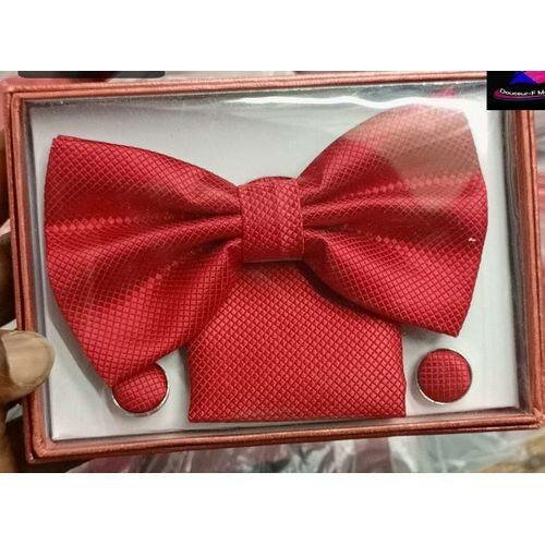 Noeud papillon rouge élégant