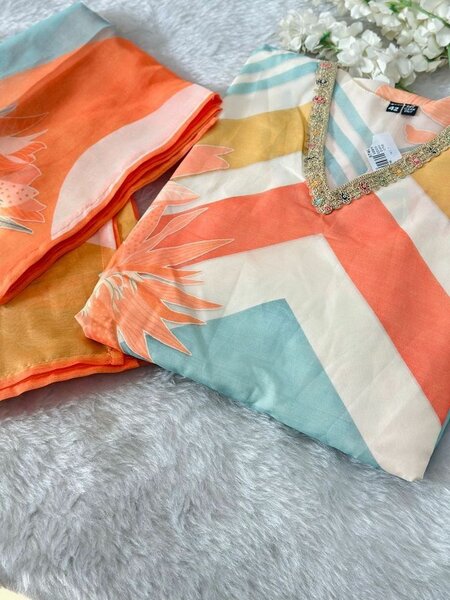Cotton 3 Pice Suit