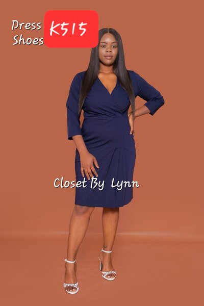 blue dress