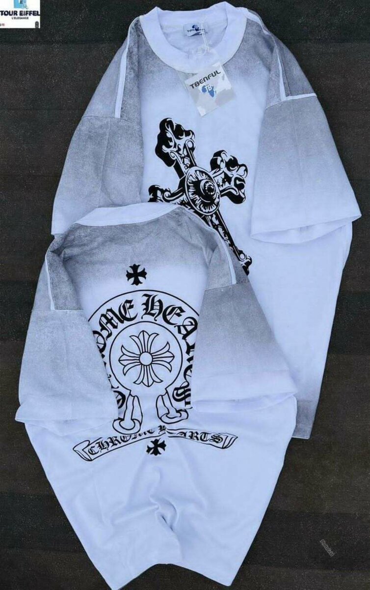 T-shirt à manches dégradées