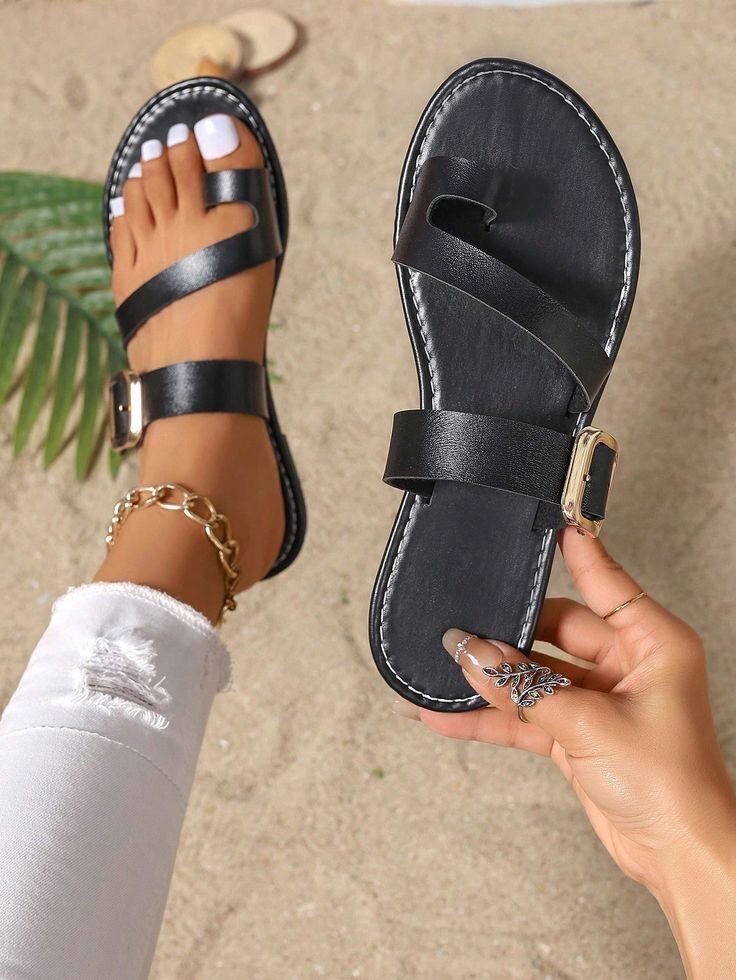 Sandales en cuir élégantes
