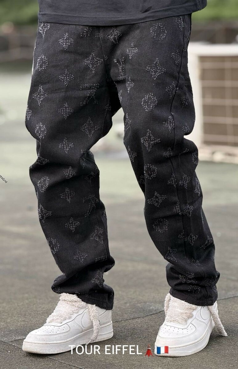 Jean imprimé homme tendance