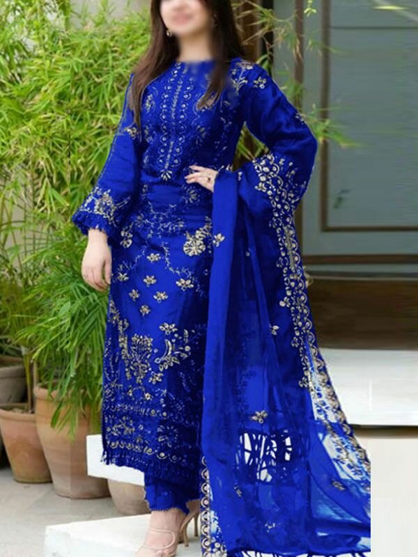 Blue suit