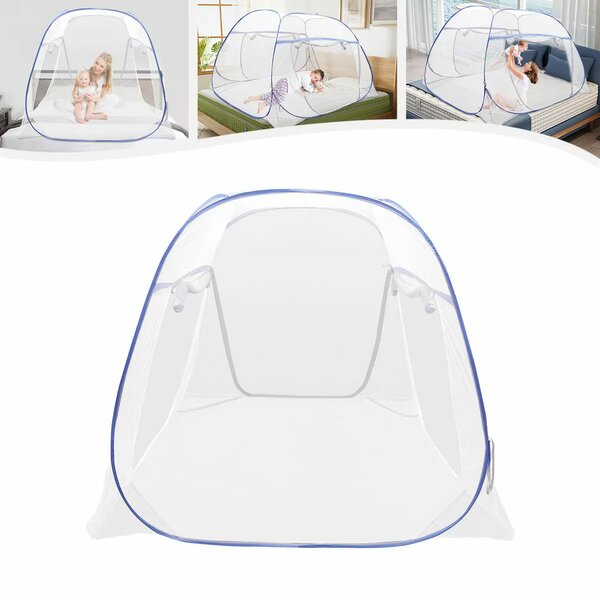 Beautiful translucent canopy for a bed