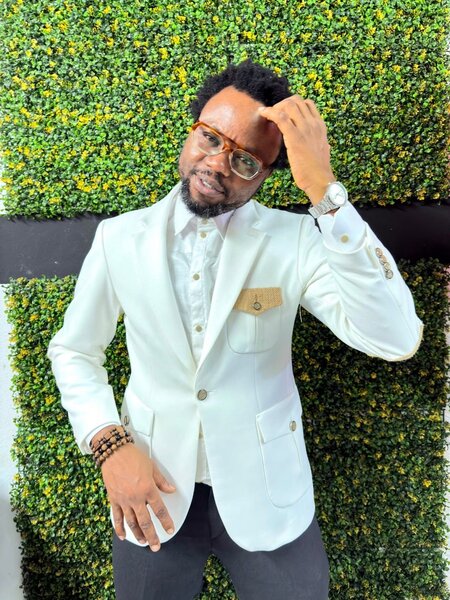 Veste Blazer blanc cassé homme