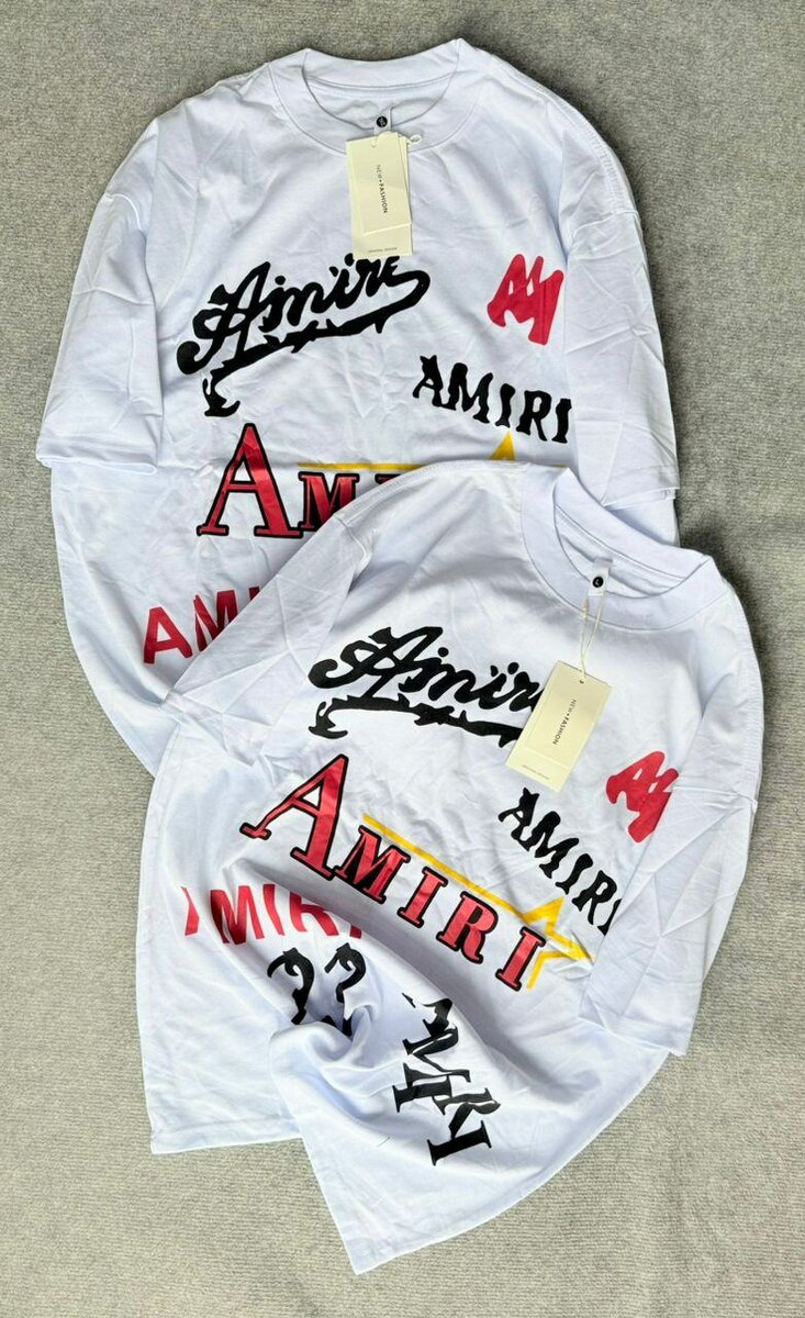 Lot de T-shirts Amiri et Coors