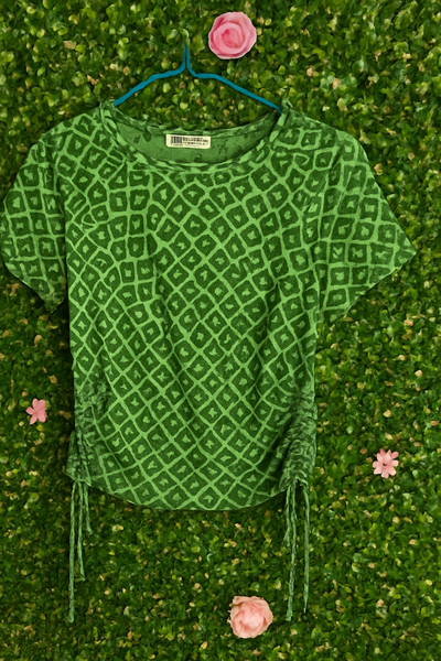 T-shirt à motifs géométriques
