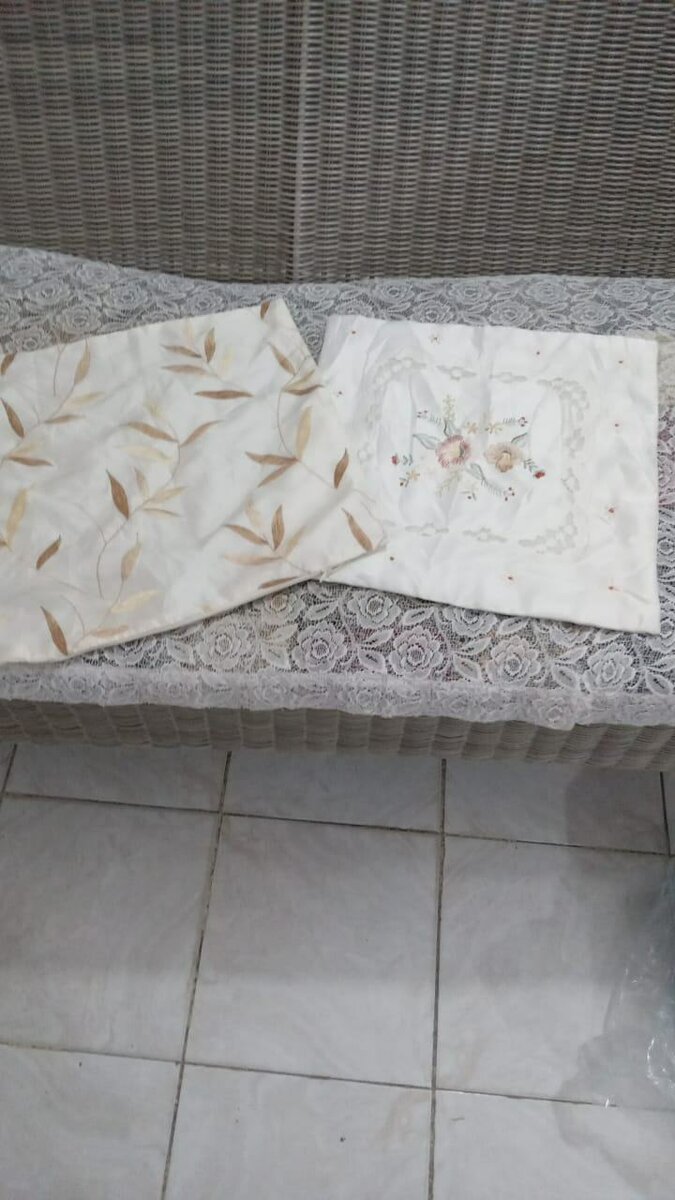 Lot de deux housses de coussin