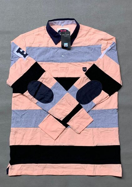 Polo rayé rugby homme