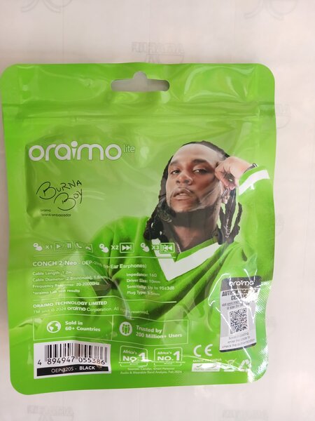 Écouteurs Intra-Auriculaires Bass Oraimo