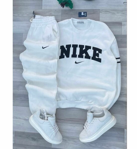 Nike Ensemble Jogging Blanc