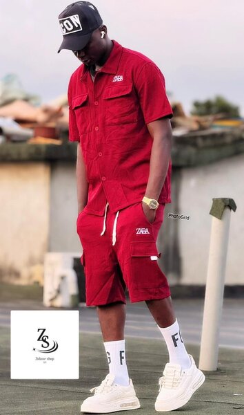 Tenue décontractée rouge