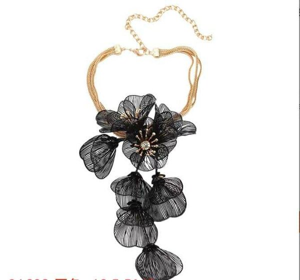 Elegant Floral Statement Necklace