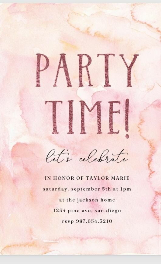 Invitation card