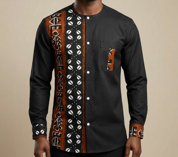 Chemise Homme Africaine Élégante