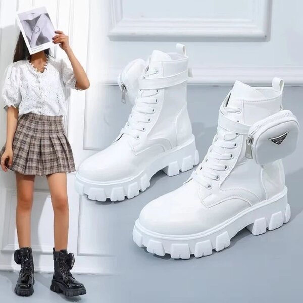 Bottes de combat élégantes femme