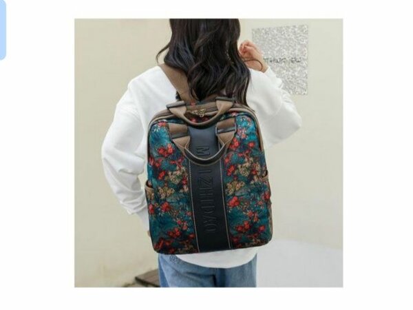 Sac à dos floral élégant