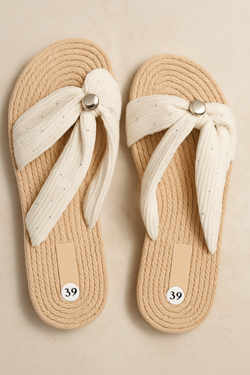 Sandales confortables en corde