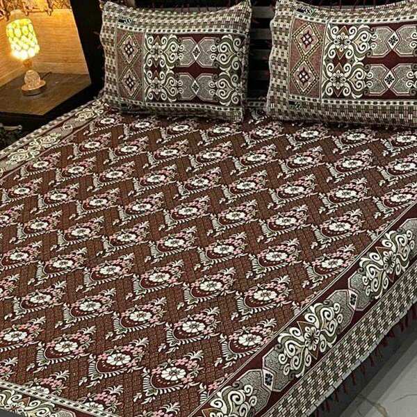 Bedsheet and two pillows cover