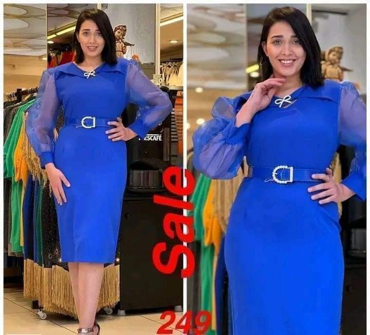 Robe bleu