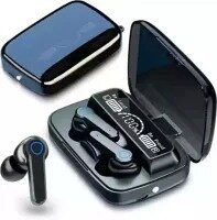 TWS M19 Airpods_ with Super Sound & High Quality Touch Sensors True Stereo Headphones with Built in Mic 10m Transmission Bluetooth Wireless Earbuds , Charging Case Sport Headset for all Bluetooth Smart devices