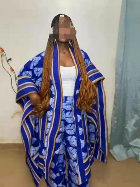 Ensemble Dashiki Coloré