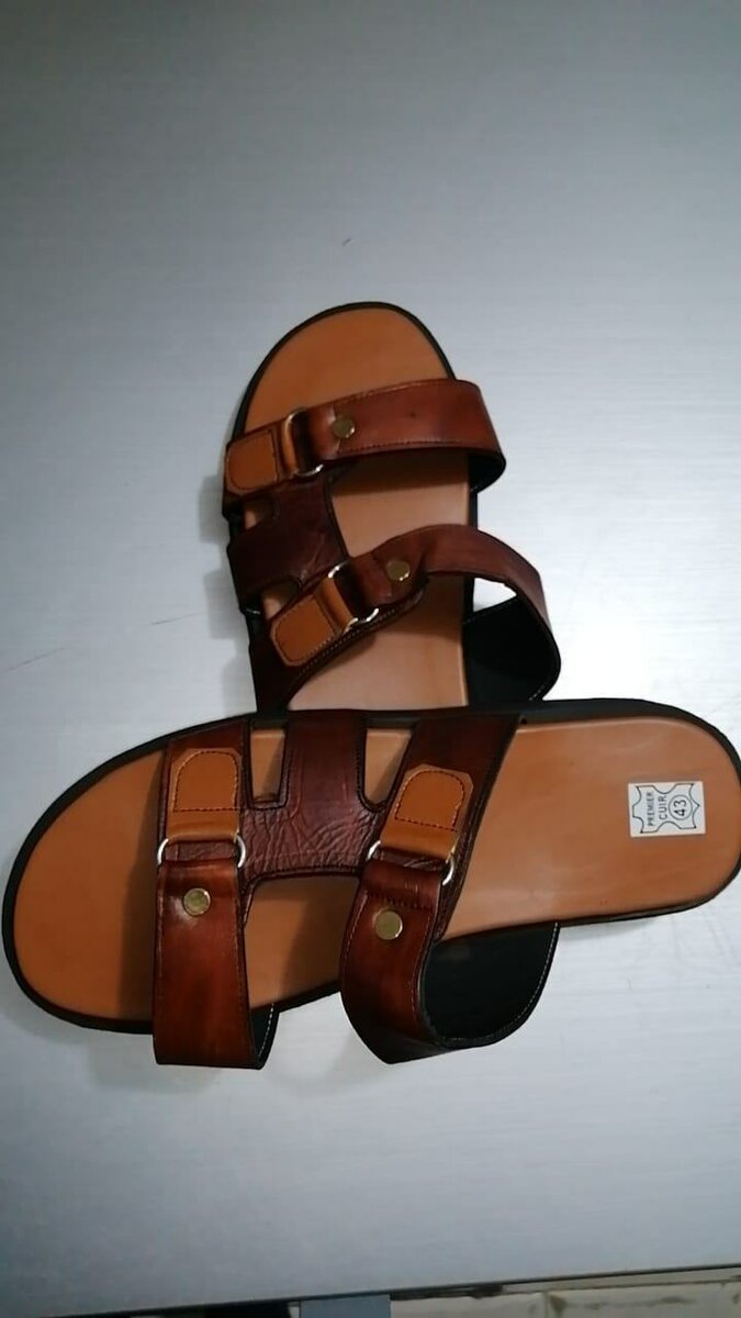 Sandales en cuir