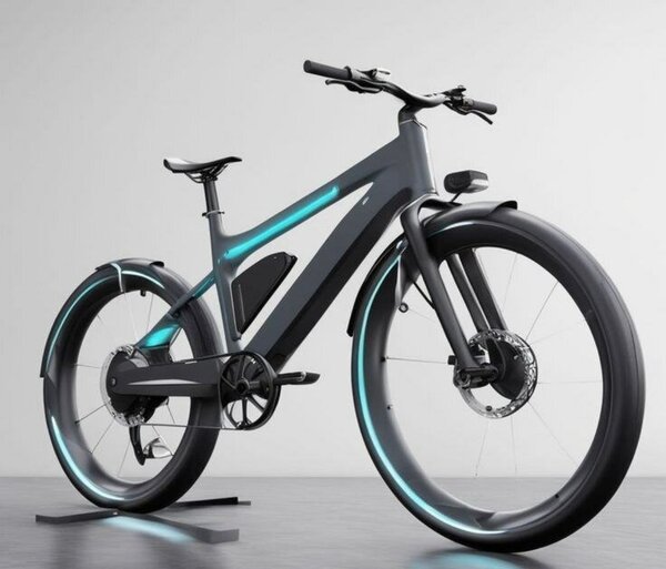 Vélo électrique futuriste