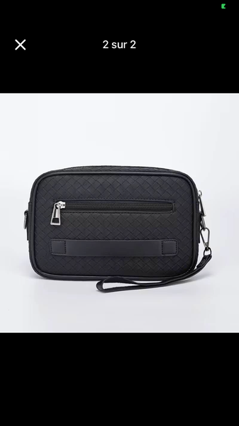 Sac bandoulière noir élégant