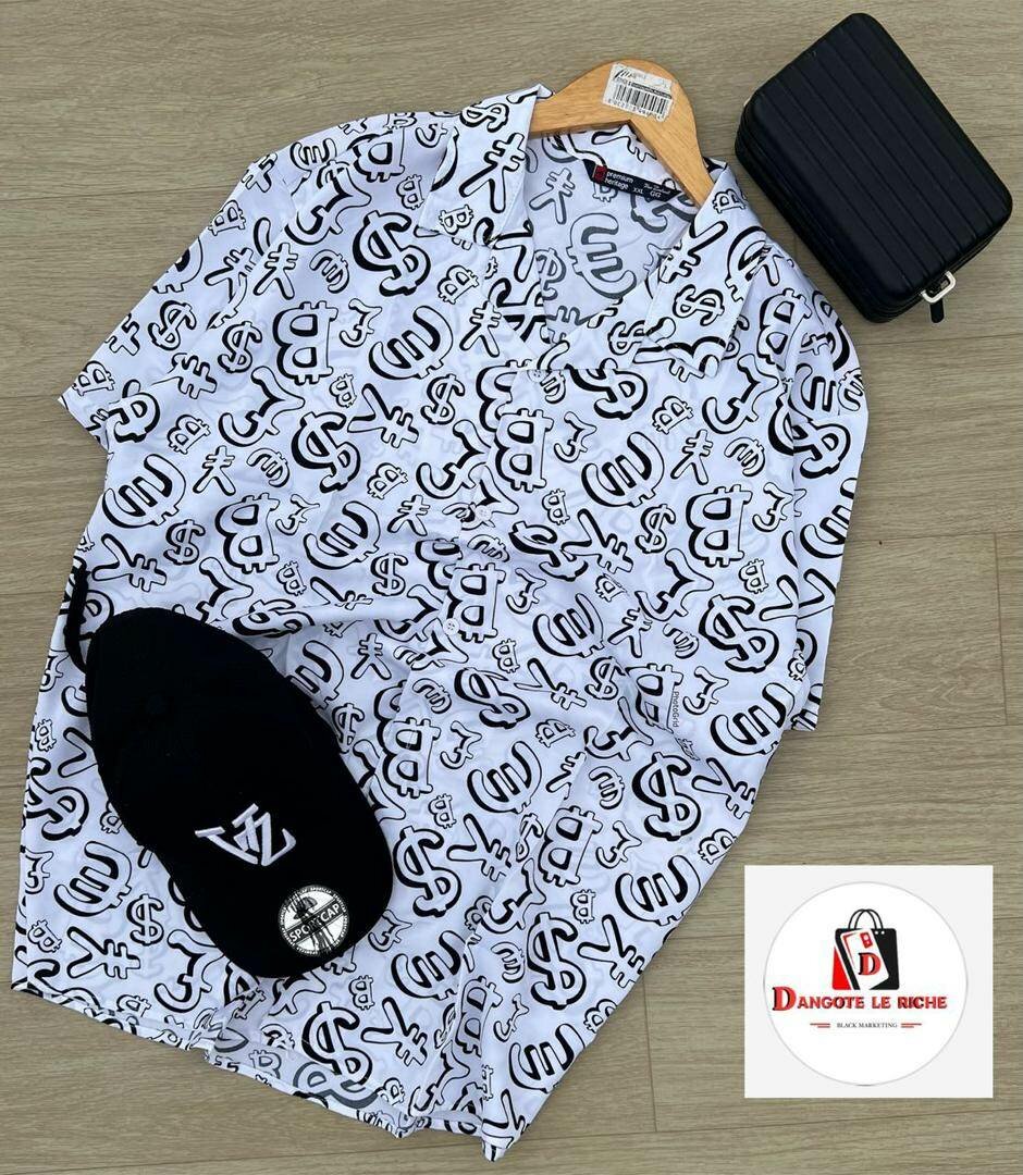 Chemise légère motifs fantaisie
