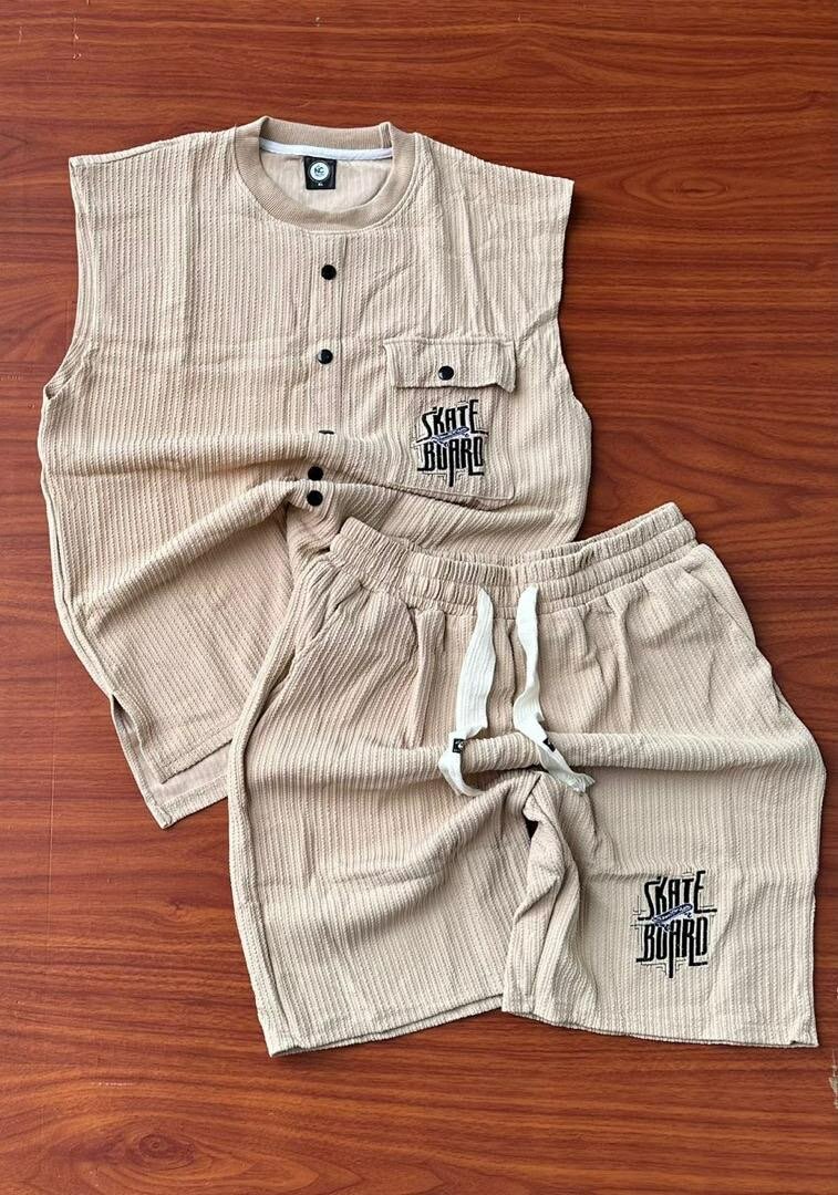 Top and shorts