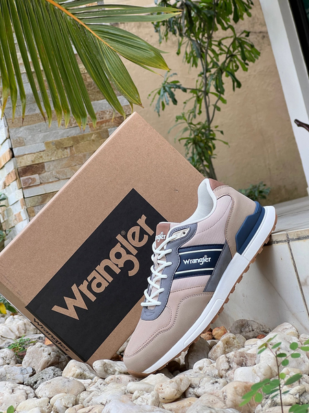 baskets pour hommes Wrangler beige