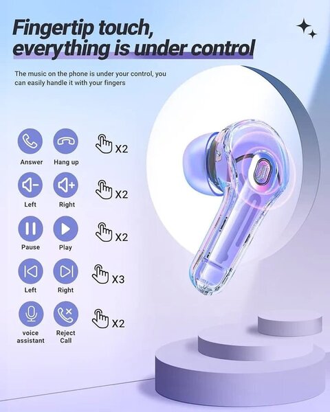 Earbuds crystal T8