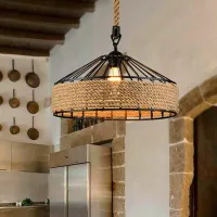 Retro Rope Creative Modern Design Pendant Lamp Decoration E27 Pendant Lights