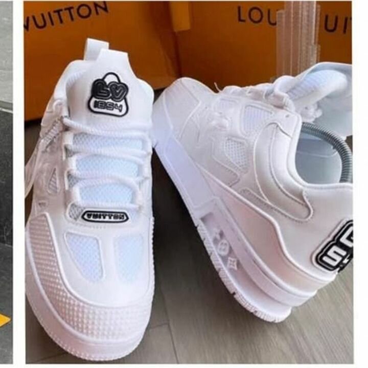 Sneakers blancs tendance unisexes
