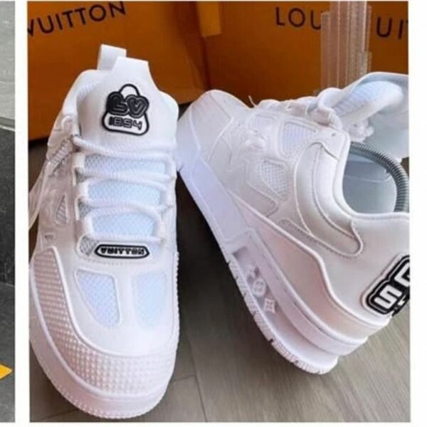 Sneakers blancs tendance unisexes