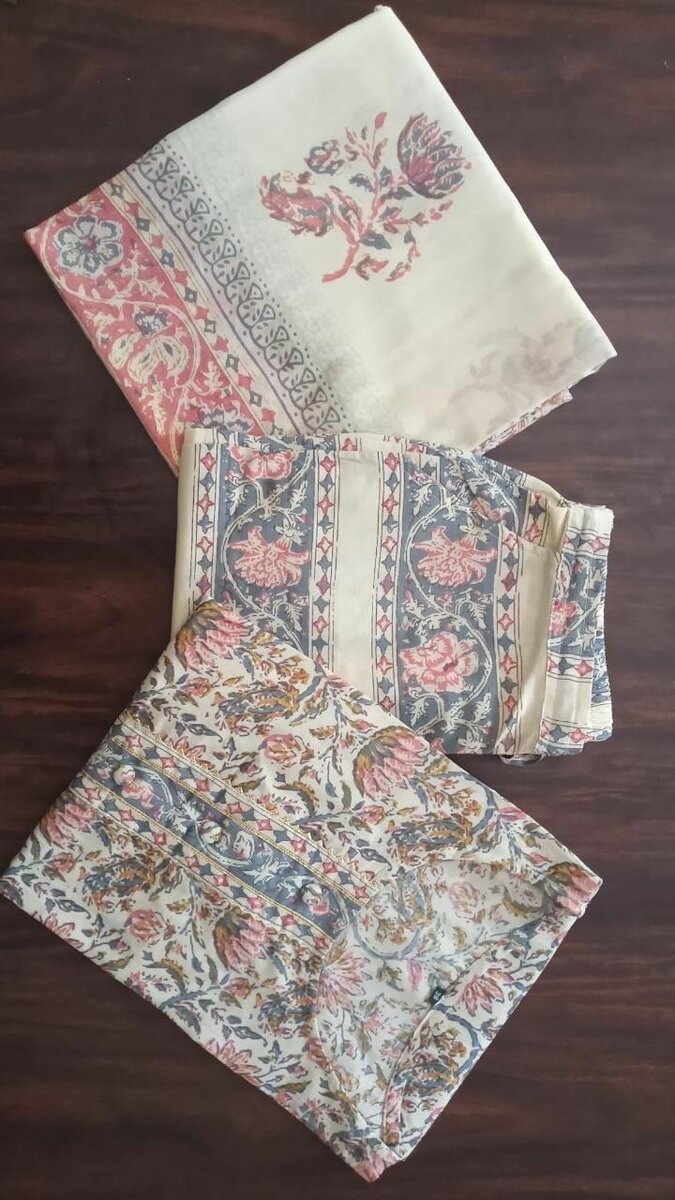 Cotton 3 Peace Suit