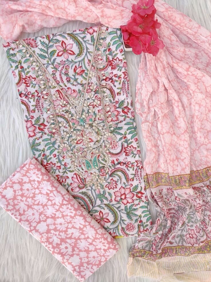 Cotton 3 Peace Suit