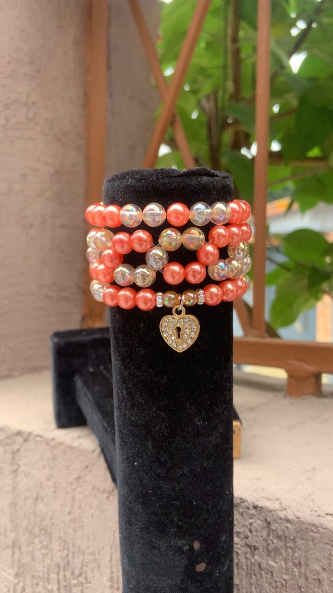 Bracelet perles sourire