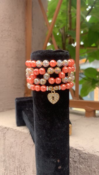 Bracelet perles sourire