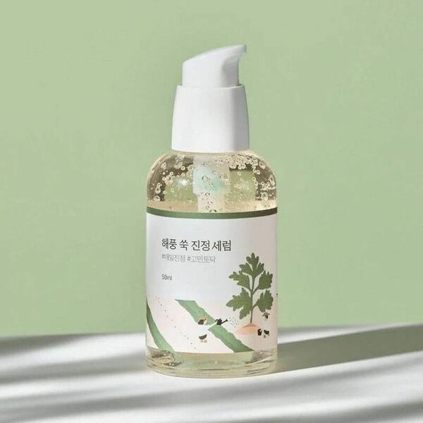 Успокаивающая сыворотка с полынью Round Lab Mugwort Calming