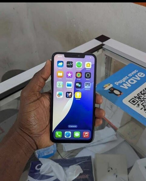 iPhone Pro Max avec accessoires