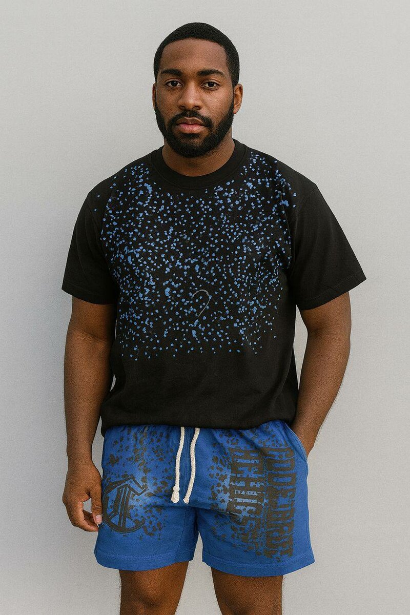 Ensemble de shorts et t-shirts casual homme
