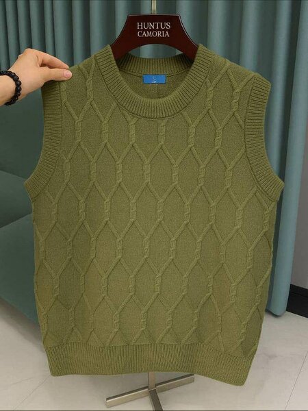 Gilet en maille sans manches