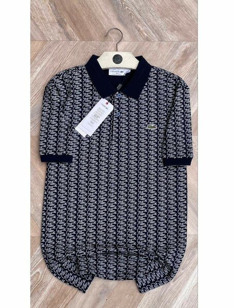 Polo à motif élégant homme