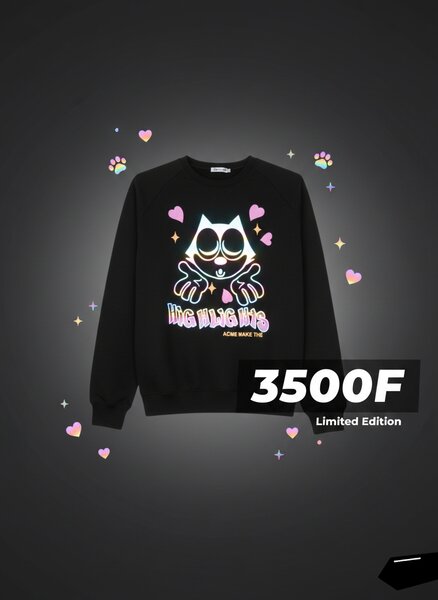Sweatshirt motif chat