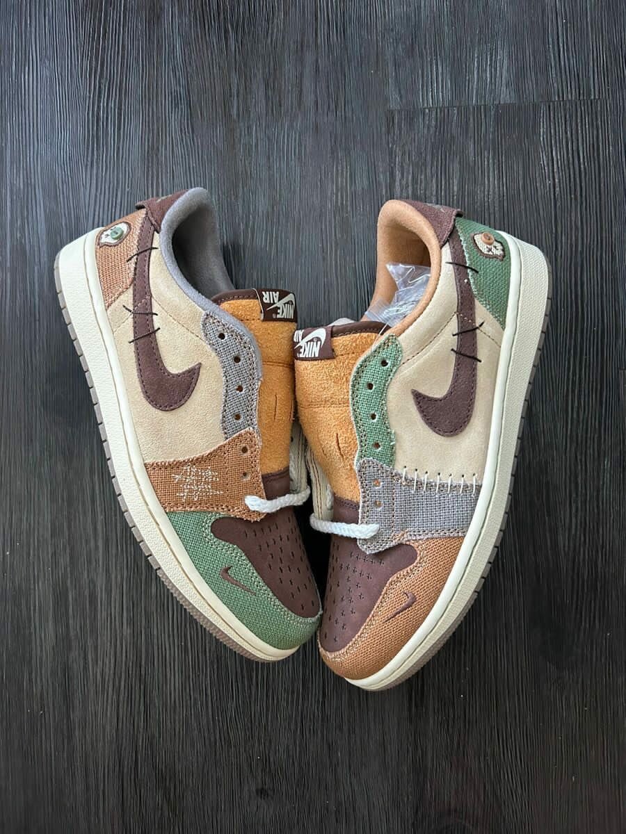 Sneakers multicolores en daim
